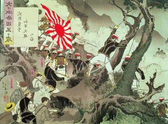 Scene from the Sino-Japanese War in Korea
